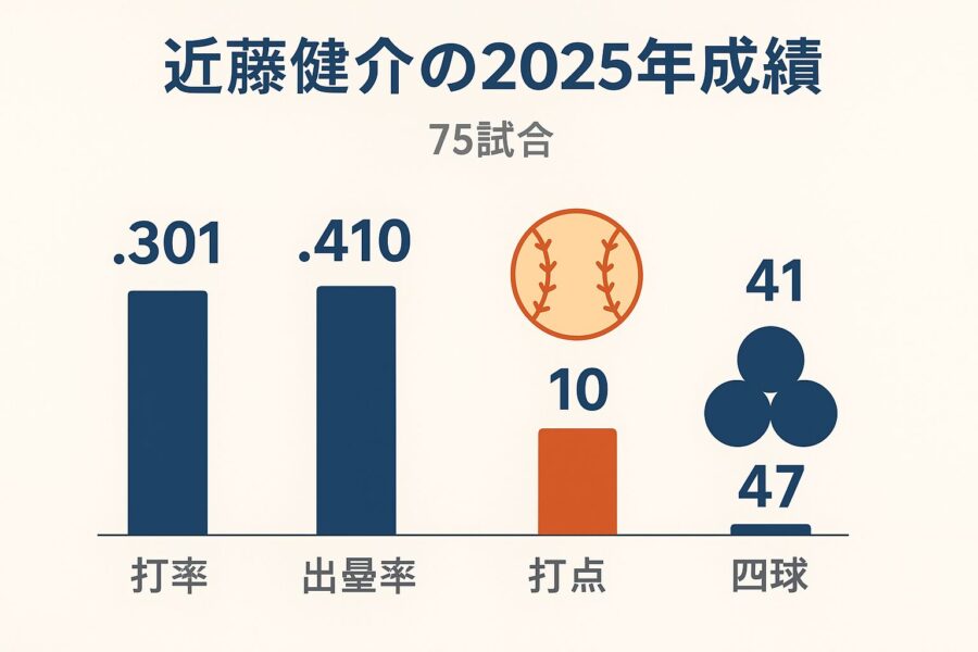 近藤健介データ